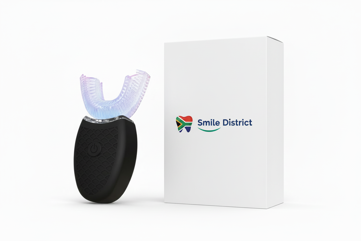 Smile District Black Toothbrush - White Box