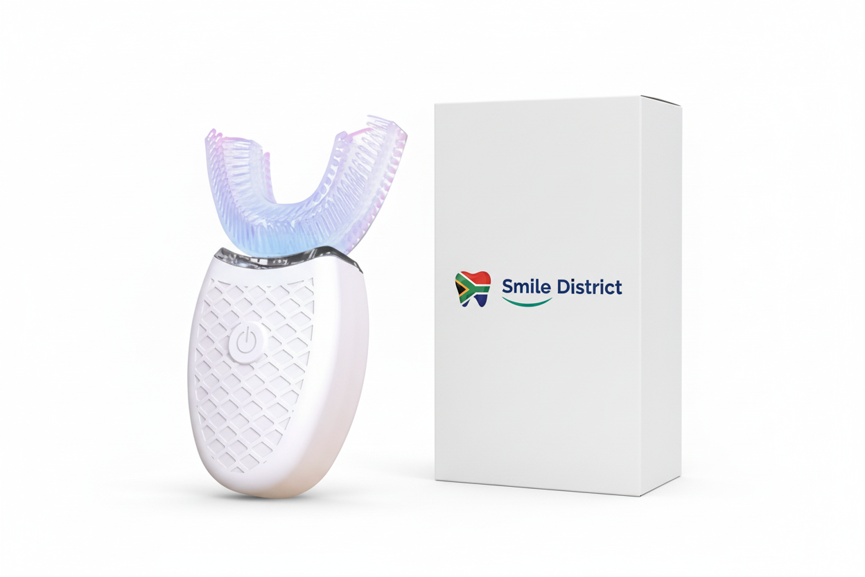 Smile District U-Shaped Toothbrush - White